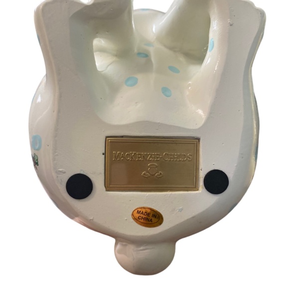 Mackenzie Childs Florabunda Bunny Rabbit Figurine, White - Picture 6 of 6